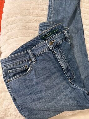 Ralph Lauren Women's Straight Leg Jeans - Light Blue Wash